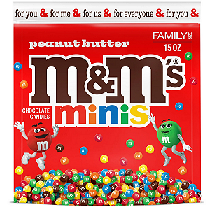 M&M's Minis Peanut Butter Milk Chocolate Candy Comprar Brasil