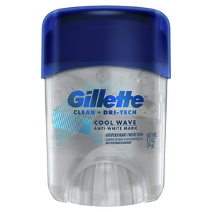 Gillette Antiperspirant Deodorant for Men, Clear Gel, Cool Wave Travel Size