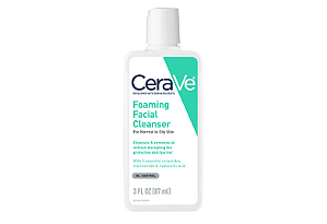 CeraVe Travel Size Foaming Facial Cleanser for Normal to Oily Skin