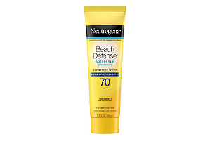Neutrogena Beach Defense Body Sunscreen Lotion with SPF 70, Travel Size