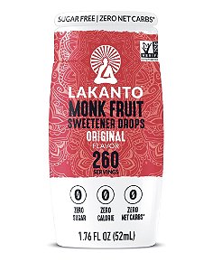 Lakanto Monk Fruit Sweetener Drops Original