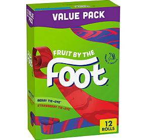 Fruit by the Foot Gluten Free Fruit Flavored Snacks