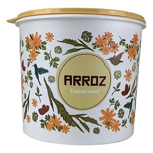 Tupperware Caixa Arroz Floral 5kg Plus