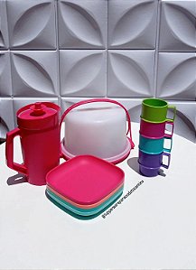 Tupperware Kit Mini Infantil Miniatura 10 peças