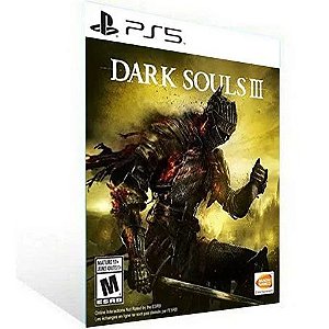 Dark Souls Iii Ps4 Almas Negras  PS5 Mídia Digital