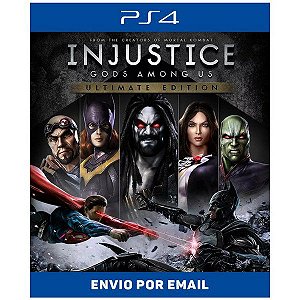 injustice gods among us ultimate edition Ps4 PS5 Mídia Digital