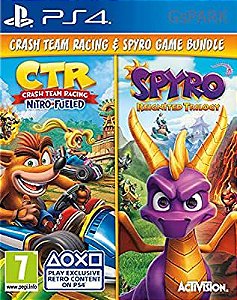 Pacote de Jogos - Crash™ Team Racing Nitro-Fueled + Spyro™  PS4  midia digital