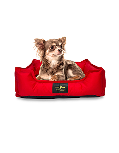 Cama Pet Cachorro & Gato - Impermeável- Nylon- P- Vermelho