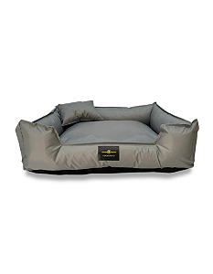 Cama Pet- GG- Impermeável- Nylon- Cinza- Tradicional