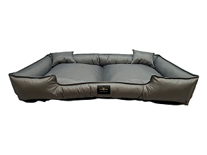 Caminha Pet Dupla 72 CM X 53 CM- Impermeável- Nylon- P- Cinza