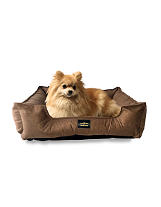 Cama Pet Cachorro & Gato- Suede- Veludo- M- Marrom