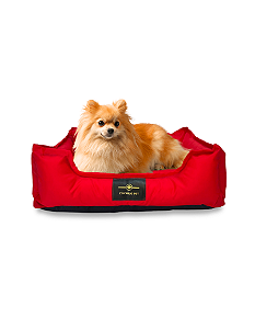 Cama Pet- M- Impermeável- Nylon- Vermelho- Tradicional