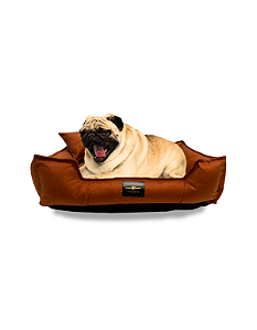 Cama Pet Cachorro & Gato- Suede- Veludo- G- Cobre