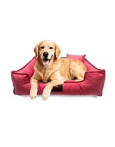 Cama Pet- XG- Suede- Veludo- Rosa- Tradicional