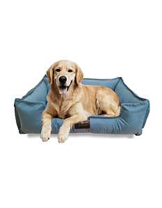 Cama Pet- XG- Suede- Veludo- Azul Claro- Tradicional