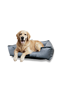 Cama Pet- XG- Suede- Veludo- Cinza- Tradicional