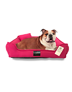 Cama Pet- GG- 100% Algodão- Brim- Pink- Tradicional