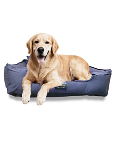 Cama Pet- XG- 100% Algodão- Brim- Azul- Tradicional