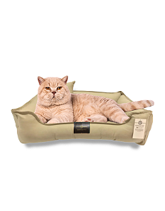Cama Pet- P- 100% Algodão- Brim- Caqui- Tradicional