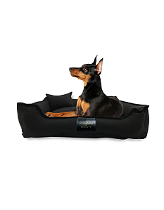 Cama Pet- P- 100% Algodão- Brim- Preto- Tradicional