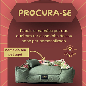 Bordado Com o Nome do Pet
