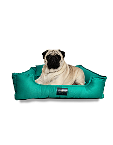 Cama Pet- G- 100% Algodão- Brim- Verde Bandeira- Tradicional
