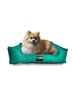 Cama Pet- M- 100% Algodão- Brim- Verde- Tradicional