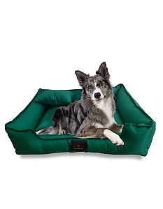 Cama de Cachorro- Impermeável- Nylon- GG- Verde-Bandeira