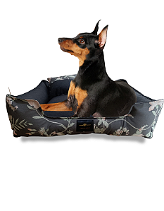 Caminha Pet Cachorro & Gato- P- Impermeável- Acquablock- Chumbo Floral