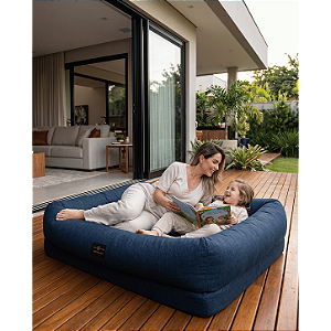Cama Pet Humana Cochilo Pet 176 x 105 cm | Impermeável, Capa Removível
