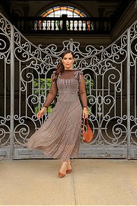 Vestido Anna Salopete Tule Feminino