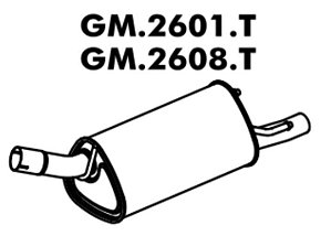 ESCAPE FINAL CORSA 1.0 E 1.4 HATCH 1993 A 2004