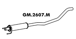 ESCAPE INTERMEDIARIO CURTO CORSA 1.0 8V/ 1.4 8V HATCH/ SEDAN