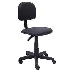 Cadeira Giratória Secretária Sem Braços - 42003 - Casa das Cadeiras Goiânia