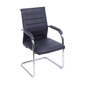 Cadeira Fixa Preta - 16334 - Casa das Cadeiras Goiânia