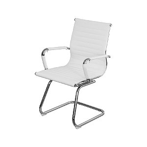 Cadeira Fixa Esteirinha Branca - 32873 - Casa das Cadeiras Goiânia