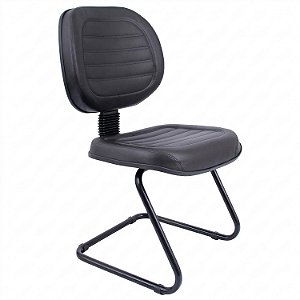 Cadeira Fixa Executiva Costurada Base em "S" - 32104 - Casa das Cadeiras Goiânia