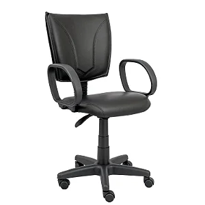 Cadeira Giratória B-one Executiva Com Braços Fixos Corsa - 31219 - Casa das Cadeiras Goiânia