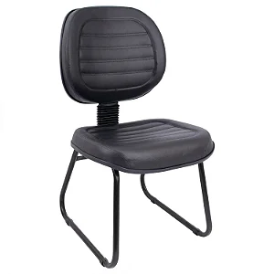 Cadeira Fixa Executiva Costurada Base Trapézio - 32105 - Casa das Cadeiras Goiânia