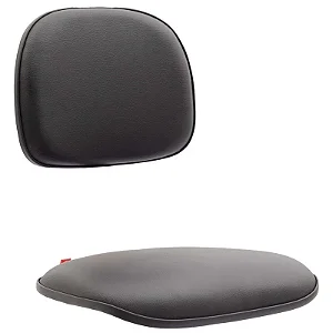 Assento + Encosto Cadeira Secretária COURVIN Preto - 41077 - Casa das Cadeiras Goiânia