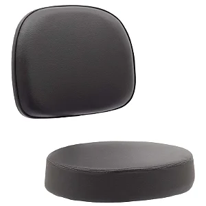 Assento + Encosto Cadeira Mocho COURVIN Preto - 42077 - Casa das Cadeiras Goiânia