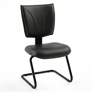 Cadeira Fixa Executiva B-One Costurada Base em "S" - 33124 - Casa das Cadeiras Goiânia