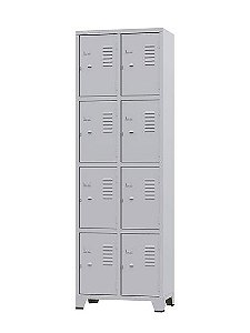 Armário Roupeiro de Aço 06 Portas - 1,96A x 0,63L x 0,36P - 95544 - Casa das Cadeiras Goiânia