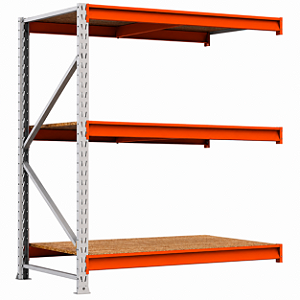 Porta Pallet Continuação 3 Bandejas / 3 Níveis (2,00×1,80×0,80) - 74241 - Casa das Cadeiras Goiânia