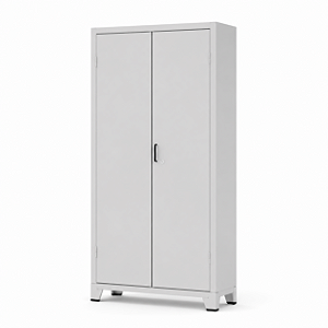 Armário de Aço Alto 2 Portas Multiuso PA120 1,94A x 1,20L x 0,40P Chapa #22 - 84923 - Casa das Cadeiras Goiânia