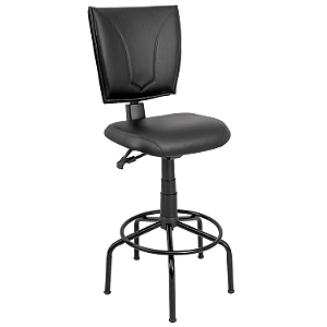 Cadeira Caixa Alta B-One Costurada Base Aranha Com Back-System Sem Braços - 46265 - Casa das Cadeiras Goiânia