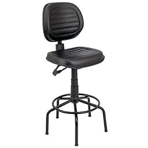 Cadeira Caixa Alta Executiva Costurada – Base Aranha Com Back-System – Sem Braços - 95287 - Casa das Cadeiras Goiânia