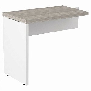 Mesa Auxiliar Para Escritório 90X45 Linha Prima 40 – Fresno/Branco - 50073 - Casa das Cadeiras Goiânia