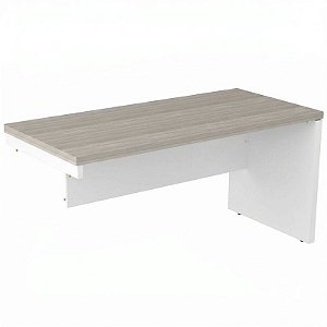 Mesa Diretiva Para Escritório Pé Painel Para Gaveteiro 170X70 Linha Prima 40 – Fresno/Branco - 97731 - Casa das Cadeiras Goiânia
