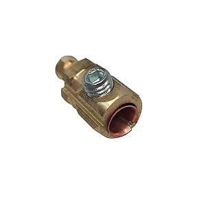 Conector baioneta macho 9,0 mm para cabo de solda -13886